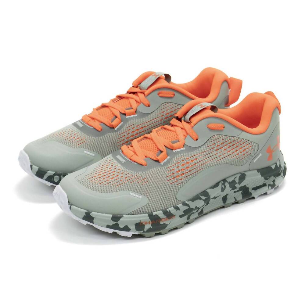 NEW UNDER ARMOUR women's charged bandit trail running 2 shoe in silica green